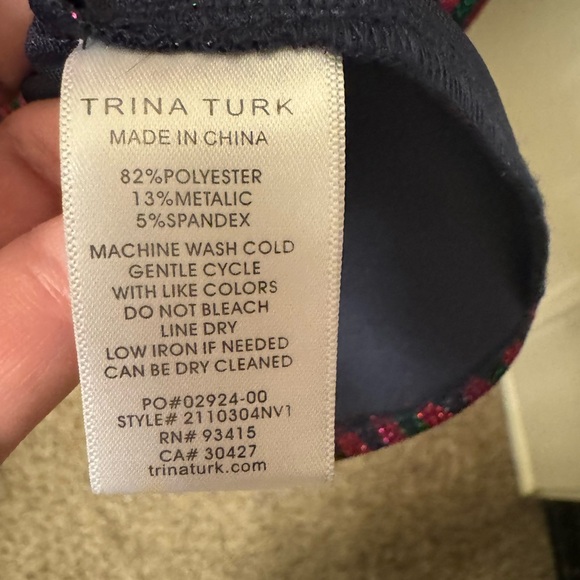 Trina Turk Concoction Blouson Dress size 6 - Picture 6 of 6